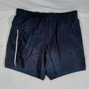 VRST Men's 7 Inch Accelerate Running Shorts-Circulinear Dark Slate-XXL